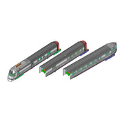 Kato 106-101 N Scale CB&Q Pioneer Zephyr 3 Car Set