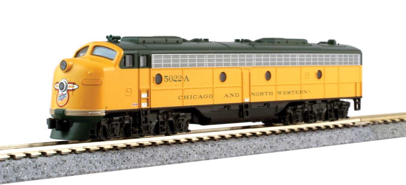 Kato 106-104N Scale C&NW EMD E8A and Pullman Bi-Level “400” Train 6 Unit Set - DC