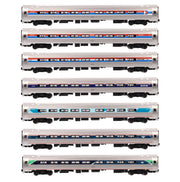 Kato 106-105 N Scale Amtrak Amfleet I Coach 7 Car Set All Phases (Limited Edition) 