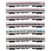 Kato 106-105 N Scale Amtrak Amfleet I Coach 7 Car Set All Phases (Limited Edition) 
