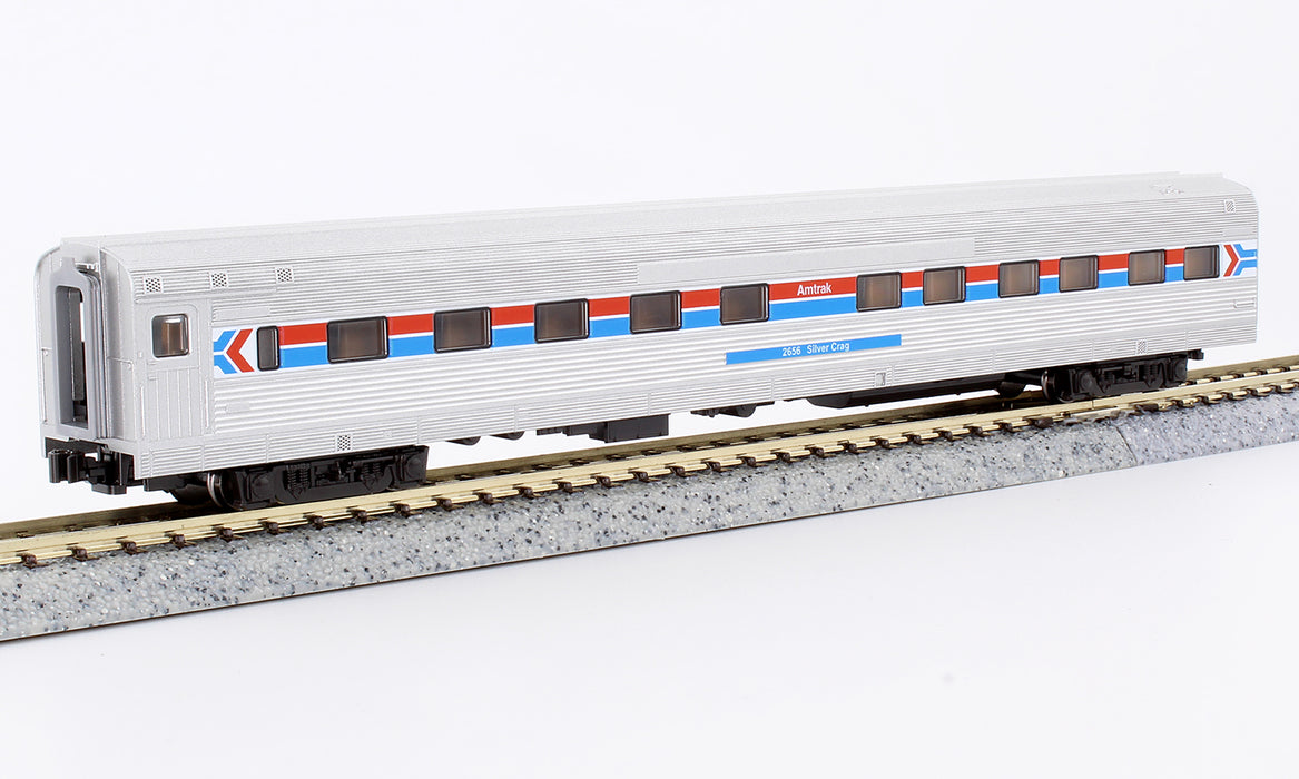 Kato 106-1971 N Scale Amtrak Rainbow Era 8 Car Bookcase Set
