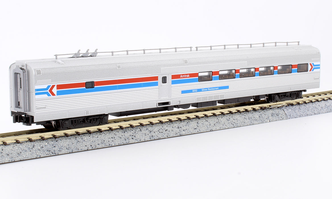 Kato 106-1971 N Scale Amtrak Rainbow Era 8 Car Bookcase Set