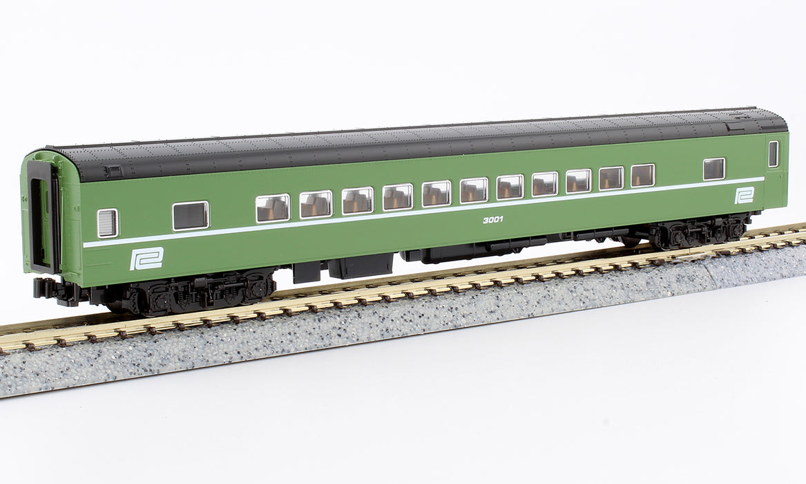 Kato 106-1971 N Scale Amtrak Rainbow Era 8 Car Bookcase Set