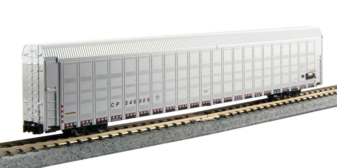 Kato 106-5510 N Scale Aluminum Autorack Canadian Pacific CP 4 Car Set