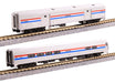 Kato 106-6294 N Scale Amtrak Amfleet II Cafe & Baggage 2 Car Set Phase III