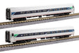 Kato 106-6295 N Scale Amtrak Amfleet II Coach 2 Car Set Phase VII
