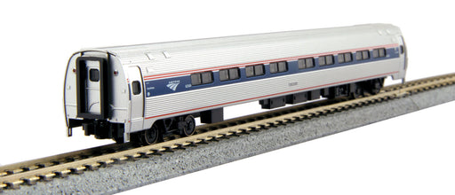 Kato 106-8002-1 N Scale Amtrak Amfleet I Phase VI (82039, 82755) 2 Car Set with LED Lighting
