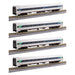 Kato 106-8021 N Scale Amtrak Amfleet I Coach 4 Car Set Phase VII