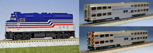 Kato 106-8706-BNDL-DCC N Scale VRE Capital Commuter 6 Unit Set with DCC