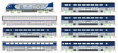 Kato 106-9010-S N Scale Amtrak SC-44 & Amtrak Pacific Surfliner 8 Unit Set with DCC + Sound