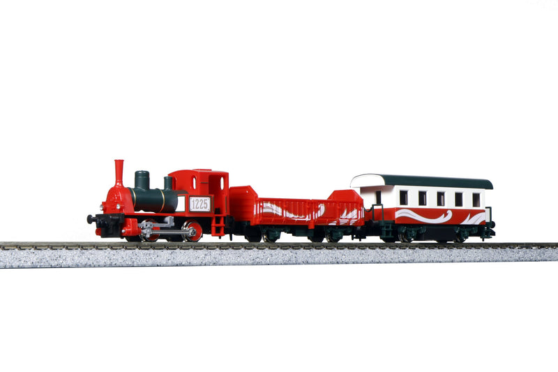 KATO 12-25 N Scale Pocket Line Series Christmas Steam Loco & Wagons - DC