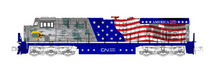 KATO 176-1776 N Scale GE ES44AC GEVO Diesel Canadian Pacific CN 1776 (Screaming Eagle)