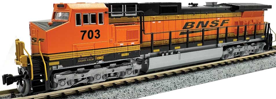 Kato 176-3518S N Scale GE C44-9W BNSF 796 "Swoosh" with DCC & Sound