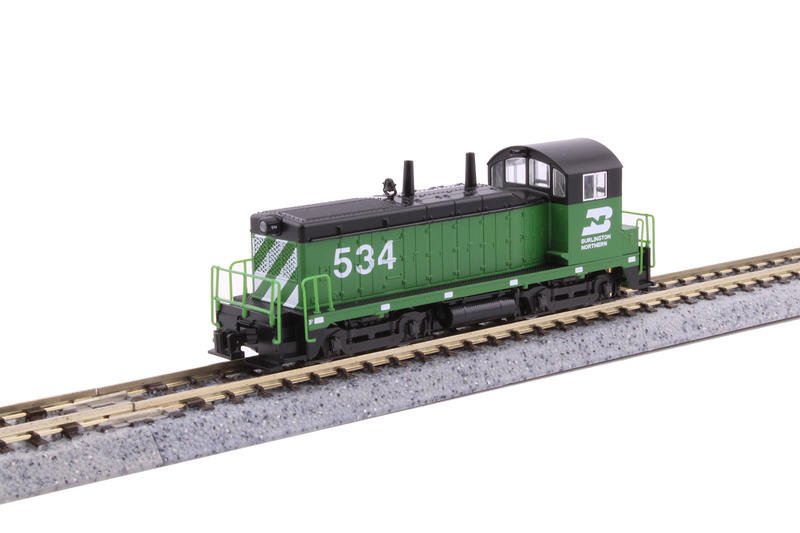 Kato 176-4377 N Scale EMD NW2 Burlington Northern BN 534