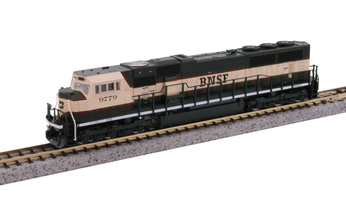 Kato 176-6312 N Scale EMD SD70MAC BNSF 9779 - DC (Executive Scheme)