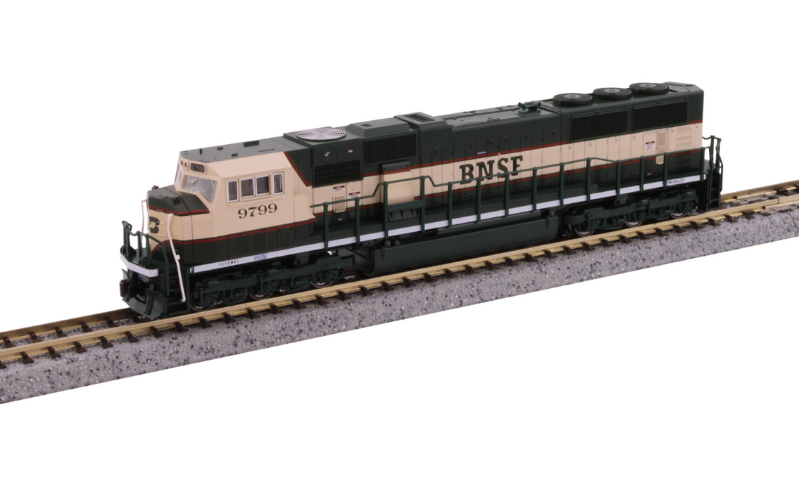 Kato 176-6313 N Scale EMD SD70MAC BNSF 9799 - DC (Executive Scheme)