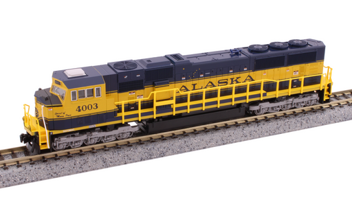 Kato 176-6410 N Scale EMD SD70MAC Alaska ARR 4003 - DC (Spirit of Moose Pass)