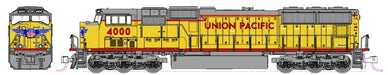 Kato 176-7607DCC N Scale EMD SD70M Union Pacific UP 4000 with DCC