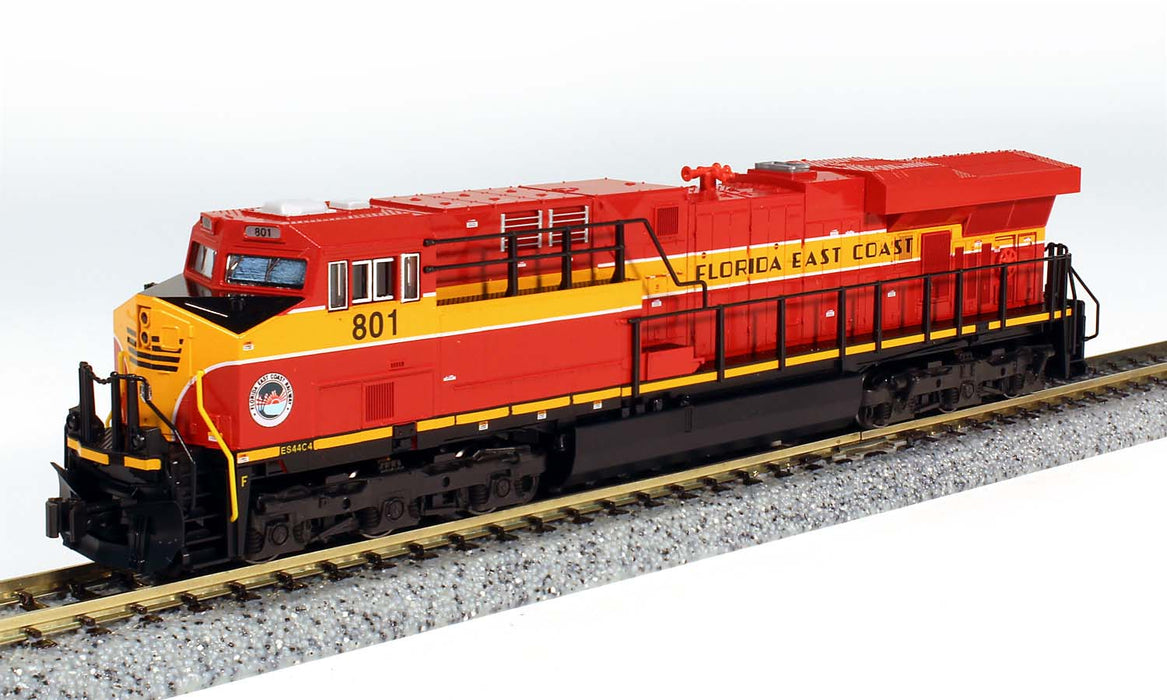 KATO 176-8946 N Scale GE ES44AC GEVO Diesel Florida East Coast FEC 801  - DC