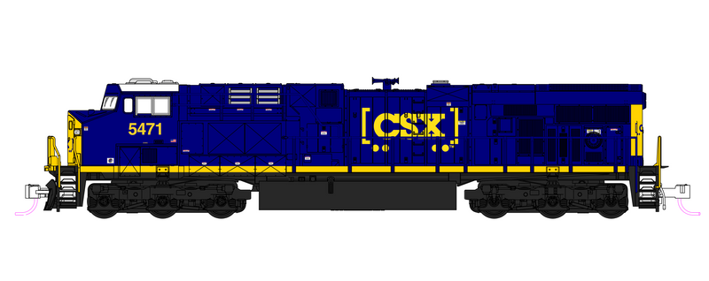 KATO 176-8964S N Scale GE ES44AC GEVO Diesel CSX 5471