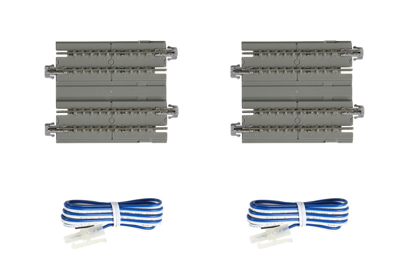 Kato 20-049 N Scale UniTrack 2-7/16" Double Track Feeder, Concrete Slab (2 Pack)