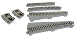 Kato 20286 N Scale UniTrack Turntable Extension Track Set, Curved