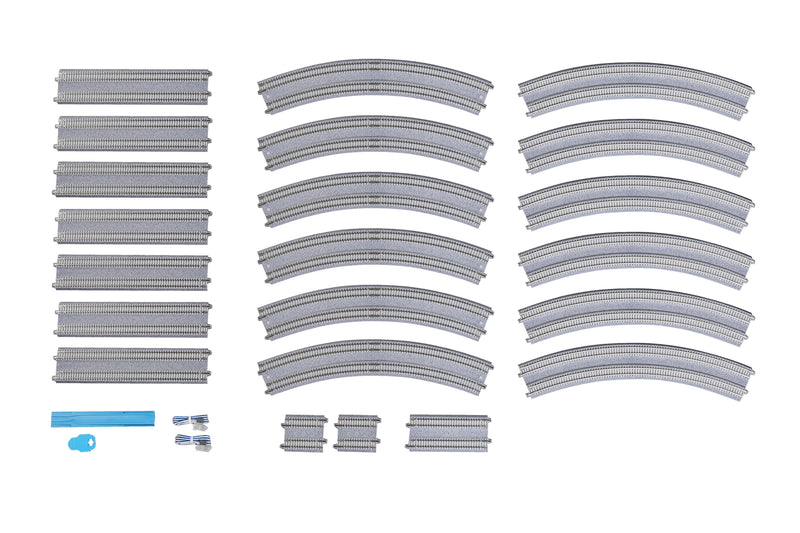 Kato 20876 N Scale UniTrack V16 Double Track Outer Loop Set, Concrete