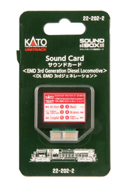 Kato 22-202-2 EMD 3rd Generation Diesel Sound Card for Soundbox