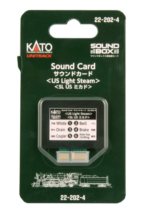Kato 22-202-4 US Light Steam Sound Card for Soundbox