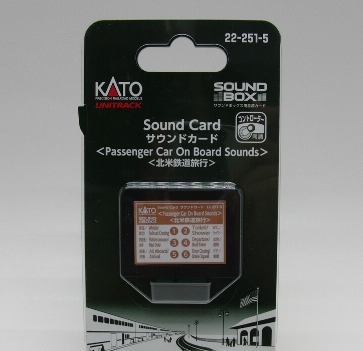Kato 22-251-5 Passenger Car On Board Sound Card for Soundbox