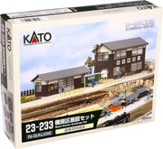 Kato 23-233 N Scale Wood Station Buildings Set