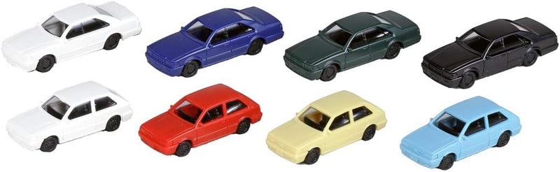 Kato 23-520 N Scale Automobile Set 1990's Nissan 8 Pack