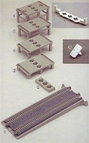 Kato 23048 N Scale UniTrack Double Track Incline Basic Pier Set