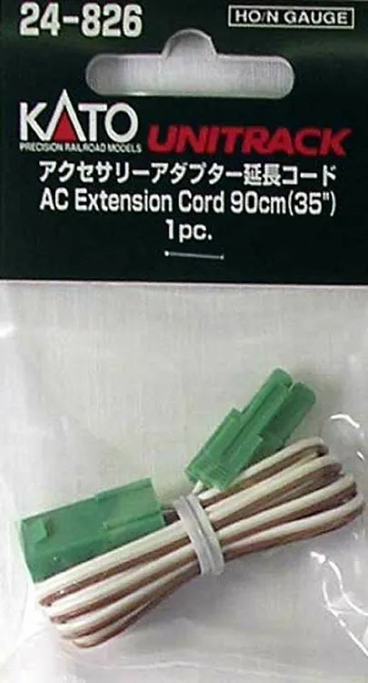 Kato 24-826 UniTrack AC Extension Cord 35"