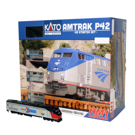 KATO 30-3003 HO Scale Amtrak P42 #161 50th Anniversary Train Set