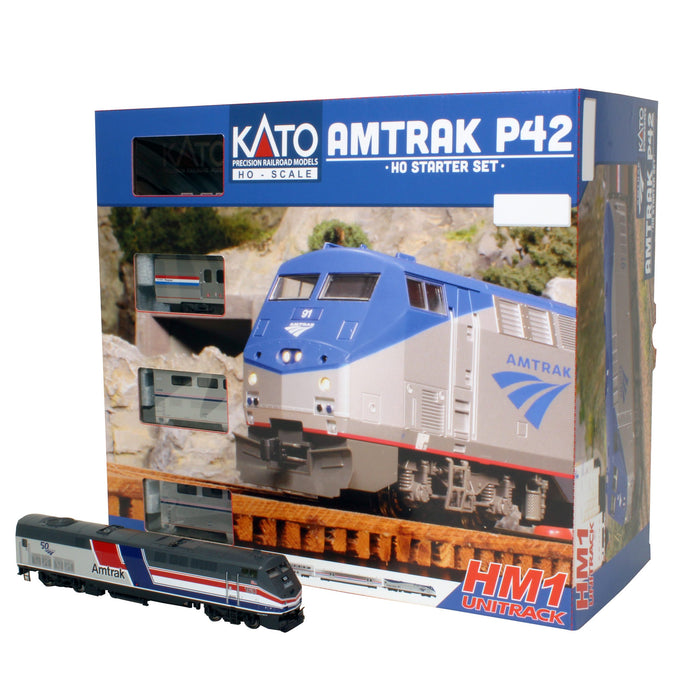 KATO 30-3005 HO Scale Amtrak P42 #160 Heritage Train Set