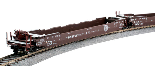 Kato 30-9053 Gunderson Maxi-IV 3-Unit Well Car BNSF/Old Logo 253791 (LN - USED)