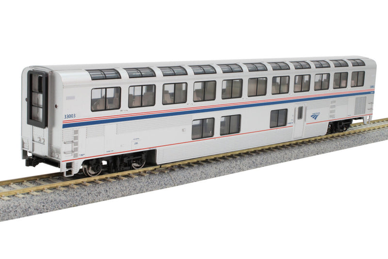 Kato 35-6066 HO Scale Amtrak Superliner I Lounge Phase IV 33003