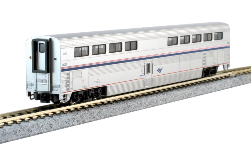 Kato 35-6074-1 HO Scale Amtrak Superliner I Diner Phase VI 38028 w/Lights
