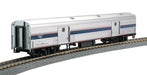 Kato 35-6203-1 HO Scale Baggage Car Amtrak Phase V1 1231 with LED Lighting