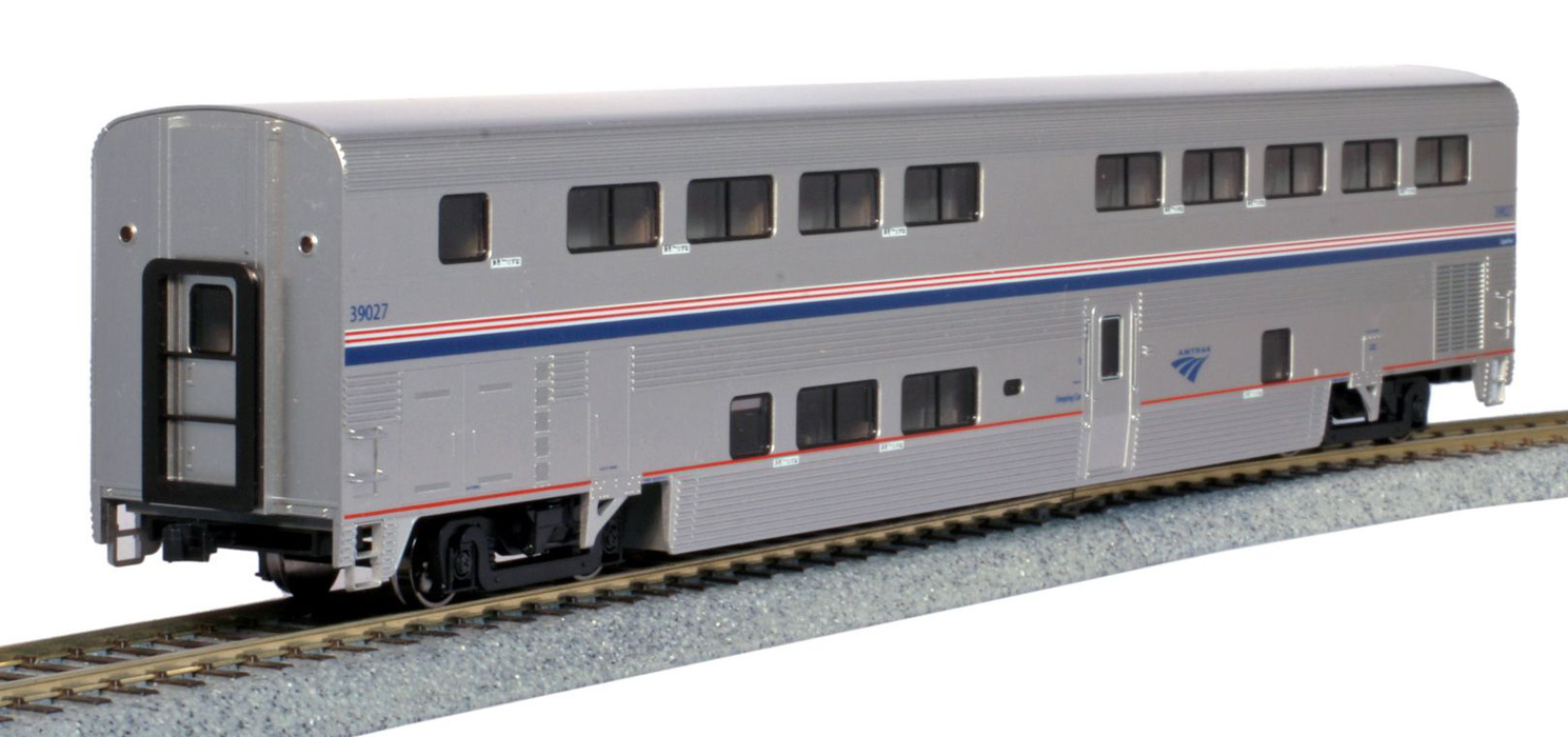 Ho scale amtrak 2024 superliner train set