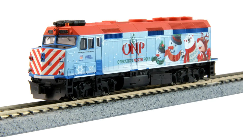 Kato 37-2016 HO Scale F40PH ONP Christmas Train 2016 UP/Metra