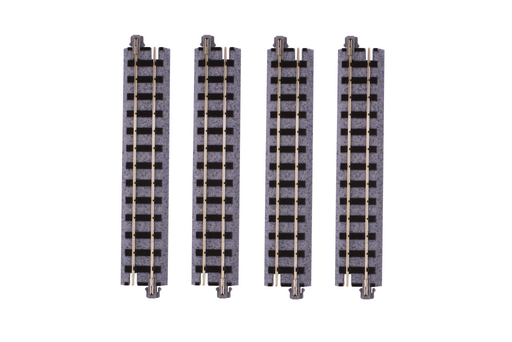 Kato 52-120 Narrow Gauge UniTrack 124mm (47/8”) Straight Track (4 Pack)