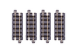 Kato 52-140 Narrow Gauge UniTrack 62mm (27/16”) Straight Track (4 Pack)