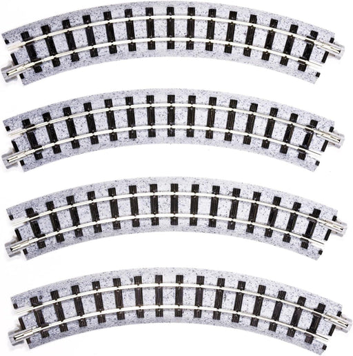 Kato 52-220 Narrow Gauge UniTrack 183mm 7” Radius 45 Curve Track (4 Pack)