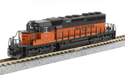 Kato N Scale 176-4825 EMD SD40-2 (Early) Milwaukee Road MILW 130 with DCC