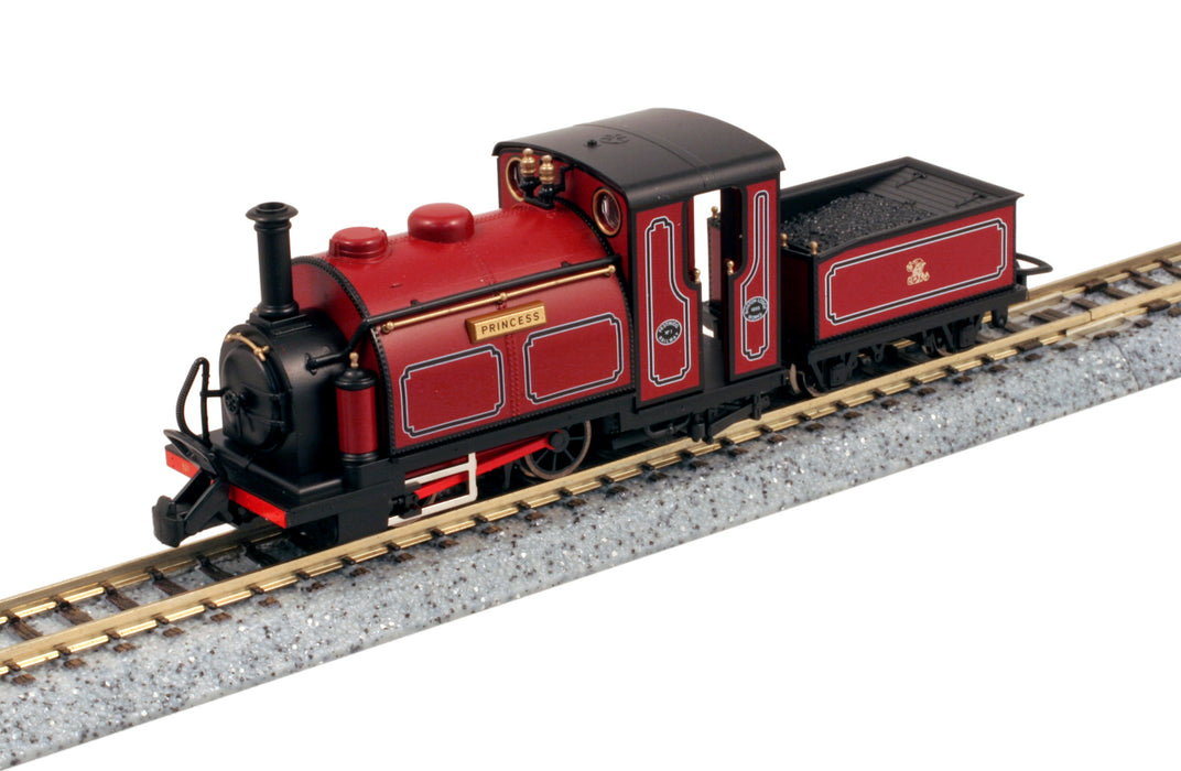 Kato PECO 51-251A HOn/OO-9 Gauge Small England Princess Ffestiniog Railway 0-4-0 Steam Locomotive