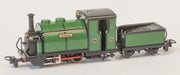 Kato PECO 51-251F HOn/OO-9 Gauge Small England Princess Green 0-4-0 Steam Locomotive