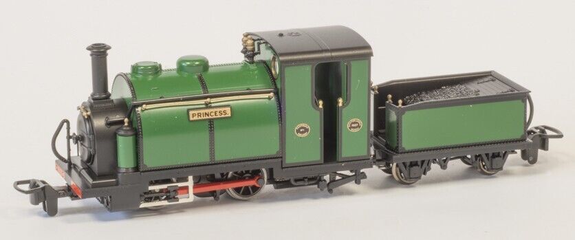Kato PECO 51-251F HOn/OO-9 Gauge Small England Princess Green 0-4-0 Steam Locomotive