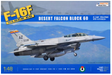 Kinetic 48008 1/48 F-16F Block 60 Desert Falcon Model Aircraft Kit